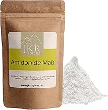 JKR Spices® Corn Starch Powder 250g | Gluten Free Starch for Binding | Fine Starch for Thickening Sauces, Soups & Creams | Resealable | Corn Starch |