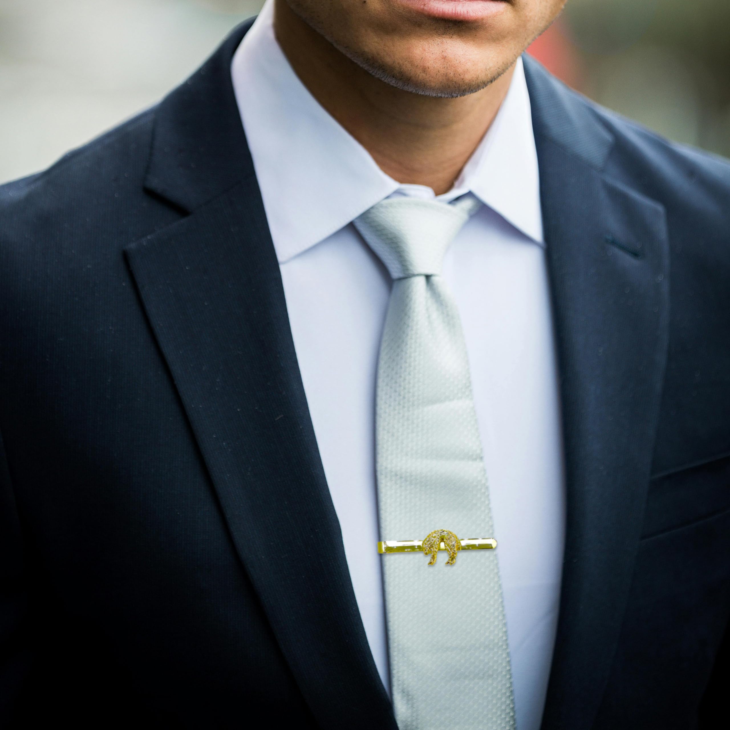 Pasador de Corbata Orden de Caballería Toison de Oro en Dorado | Gemelos Originales Para Camisas | Para Hombres y Niños | Regalos Para Bodas, Comuniones, Bautizos y Otros Eventos
