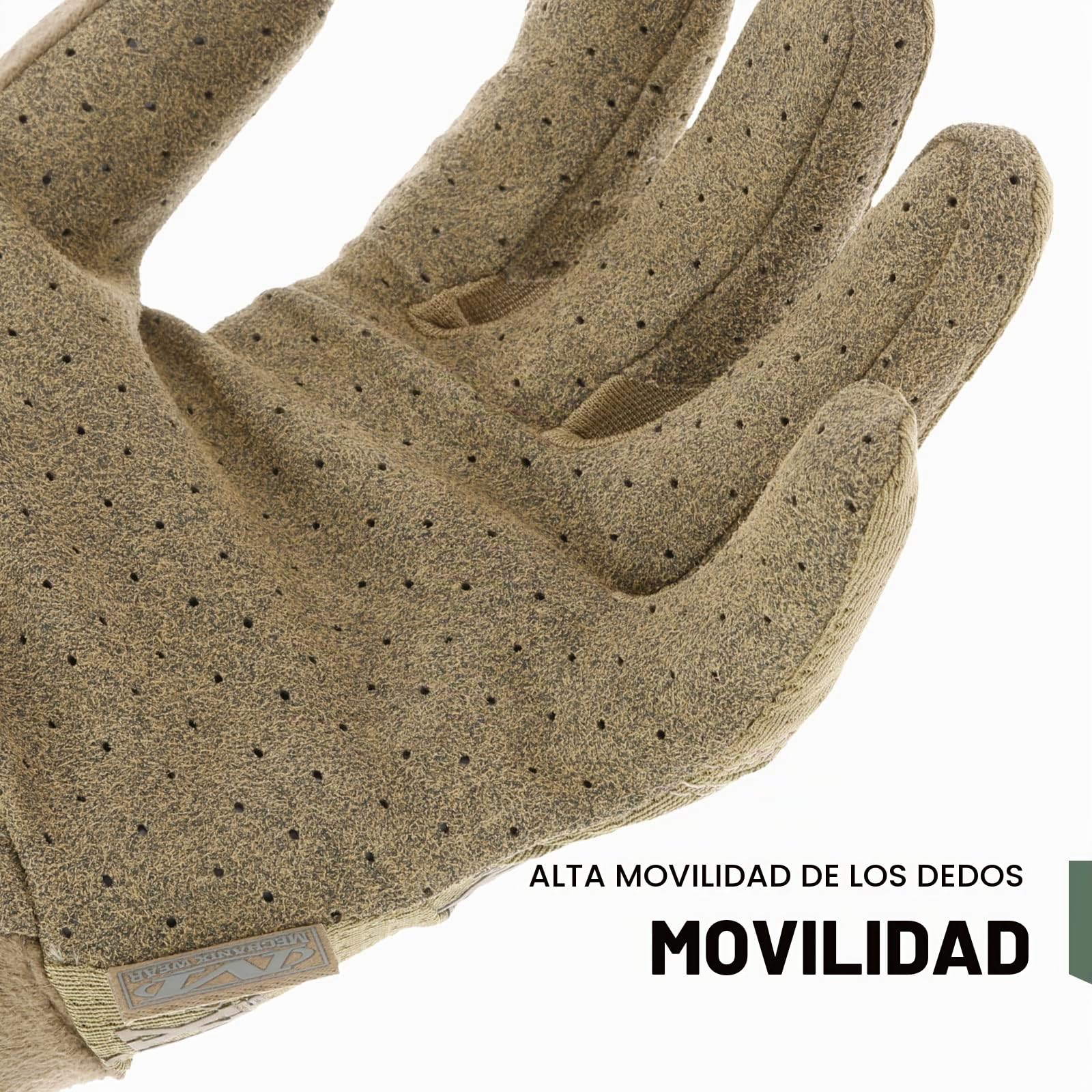 Mechanix Wear - Specialty Vent Coyote Guantes (Small, Marrón) | Capacidad táctil y diseño de alta destreza para airsoft, paintball y trabajo de campo con construcción de guantes ventilados