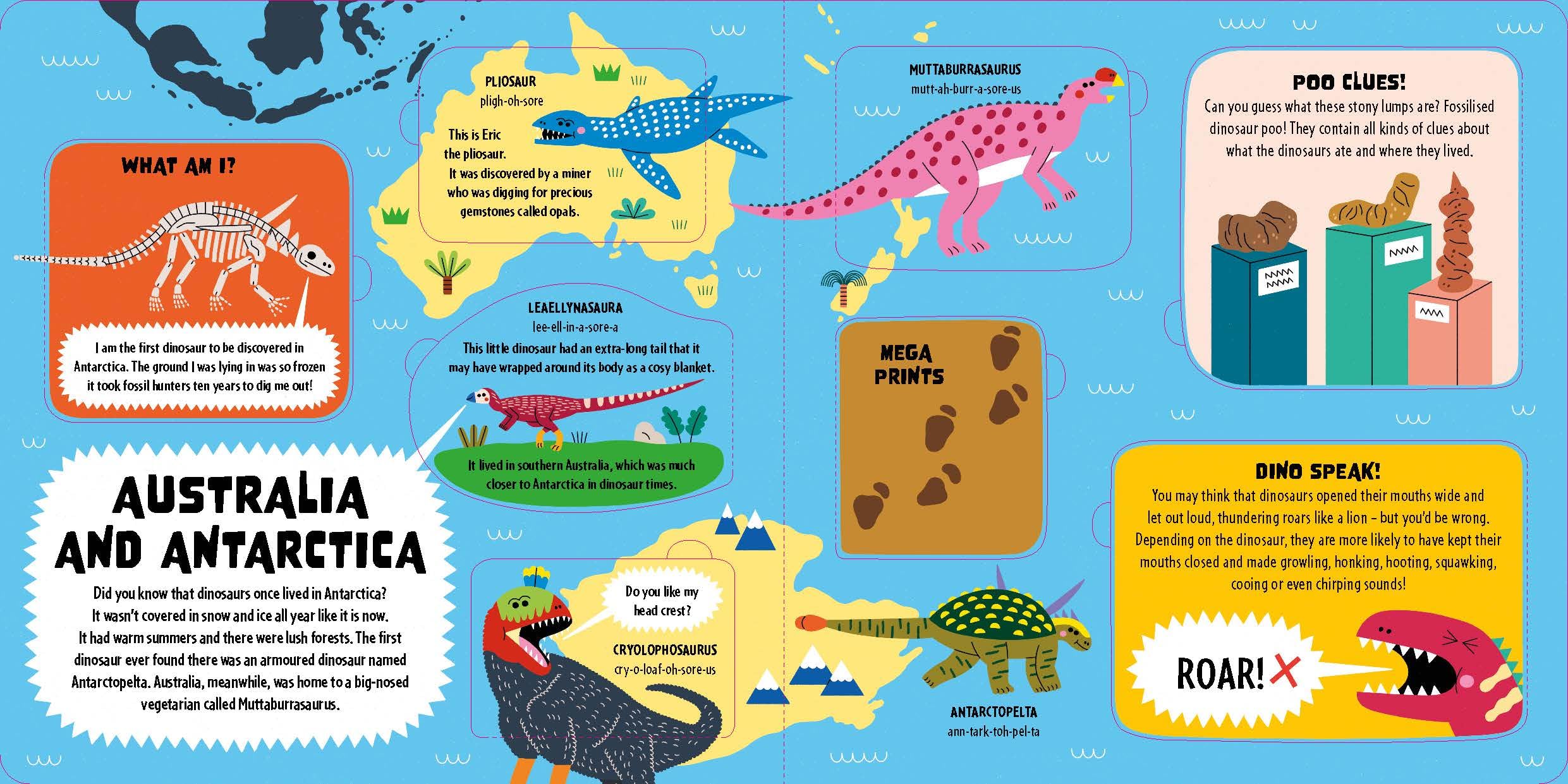 Lonely Planet Kids My First Lift-the-Flap Dinosaur Atlas: Contains Over 50 Flaps to Lift: Explore the Roarsome World of Dinos | Wow Factor Facts & ... Discover | Brilliant Illustrations Throughout
