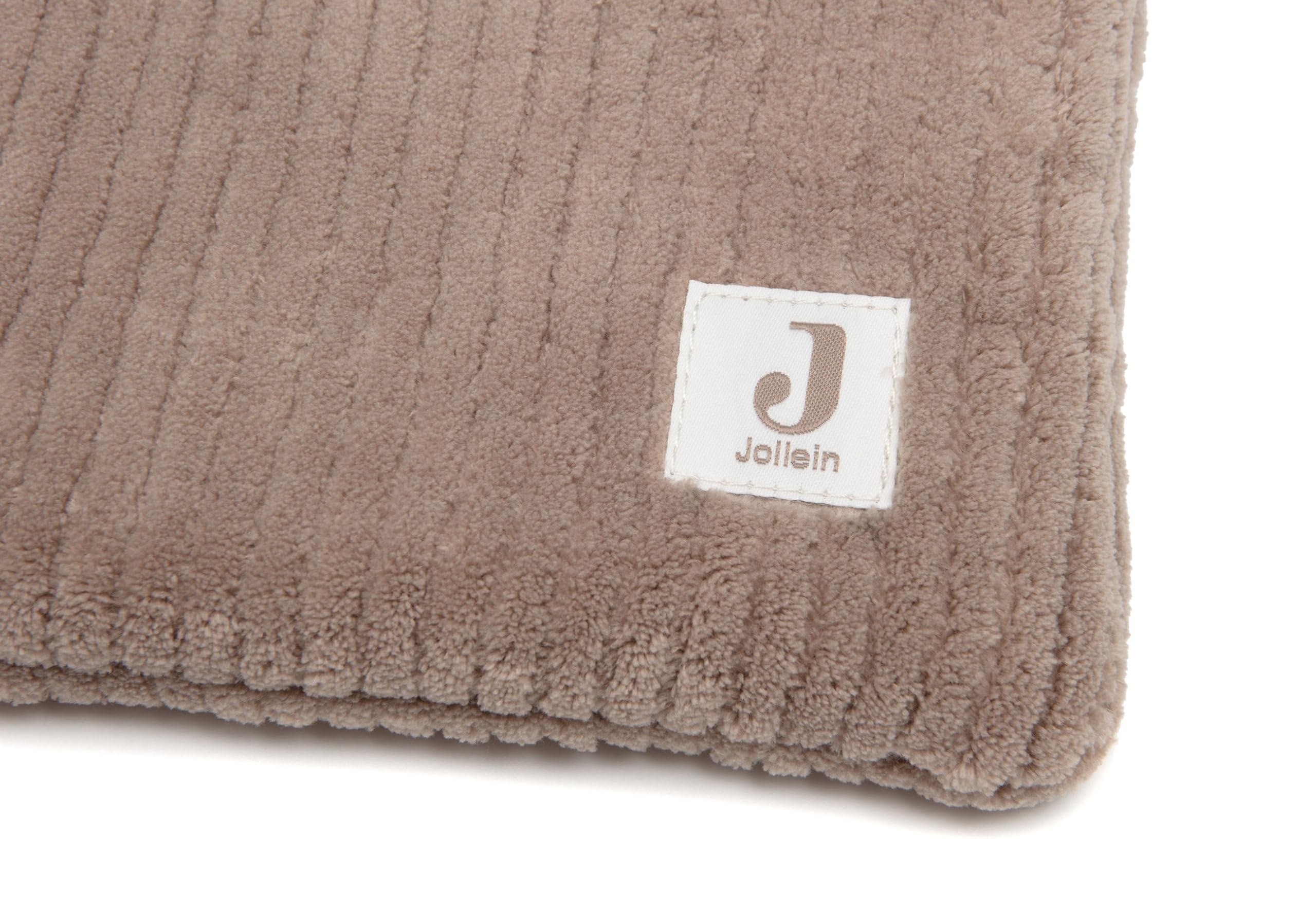 Jollein Cot Storage Bag - Cloudy Rib - Milky Coffee - Nursery Organizer - Toy Organizer with Pockets - 49x30 cm - Cot Accessory - Image 3