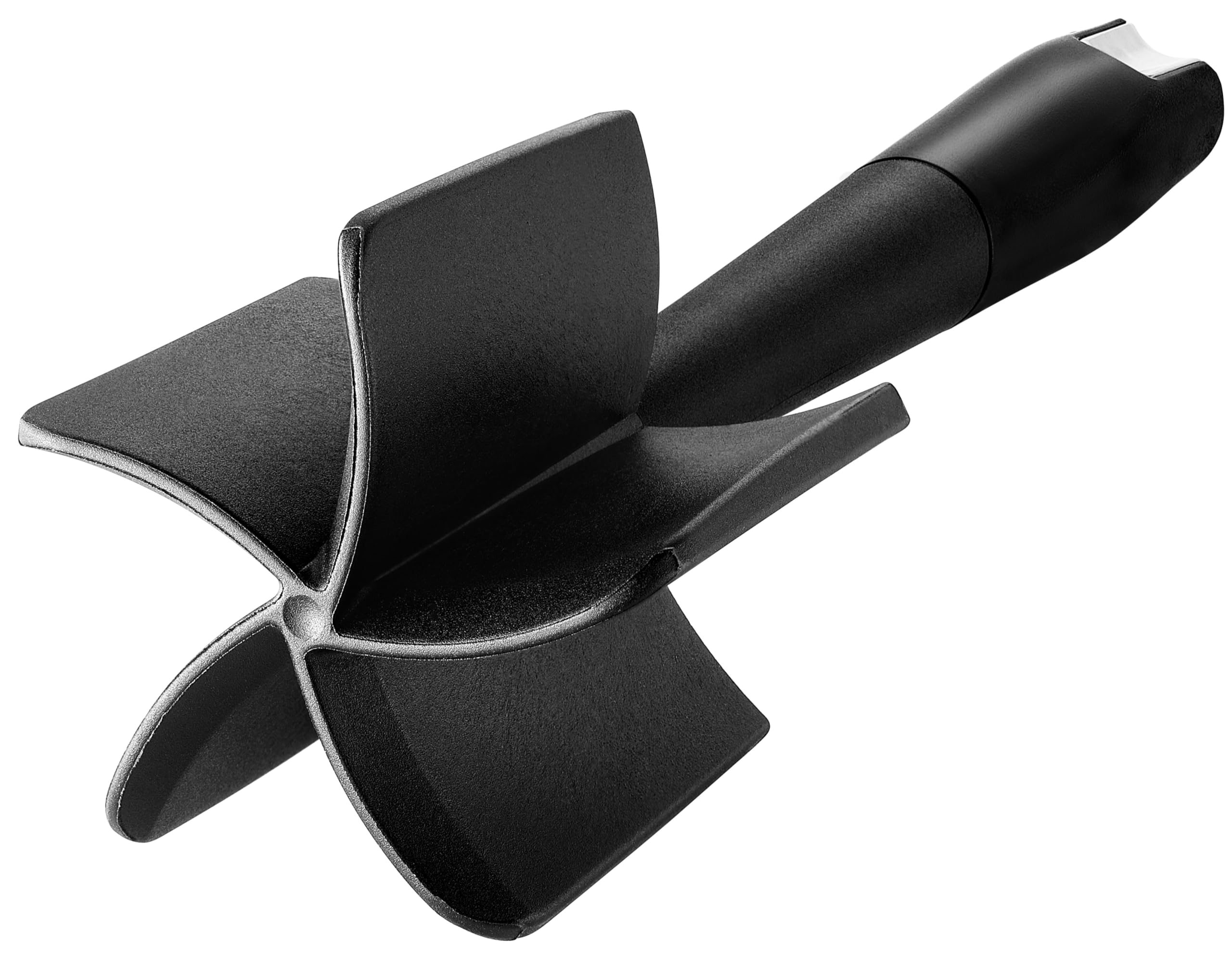 Spring ChefMeat Masher; Meat Chopper for Ground Beef, Hamburger, Chicken, Steak; Heavy Duty Nylon Nonstick Heat Resistant Meat Smasher to Mix and Chop, Black