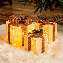 MORGEN SKY SXL0310 Christmas Ornament, Tree Light, Outdoor, Indoor, LED Illumination, String Light, Battery Operated, Gift Box, Mini Bulb Fairy Lighting, Xmas Present, Atmosphere, Lighting, Timer