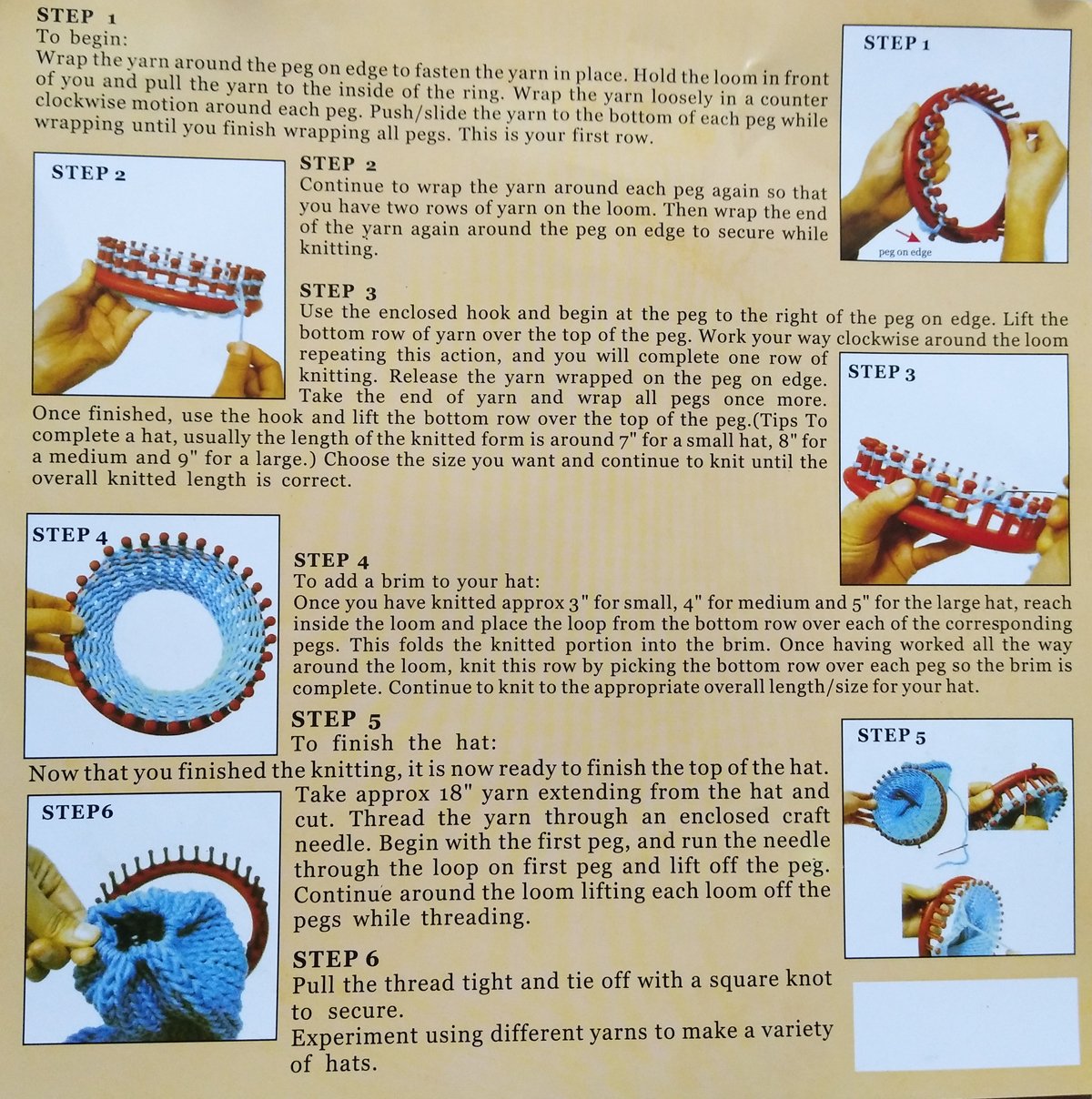 Tmade, set di telai circolari e dritti per lavorare a maglia Round Knitting Loom Set