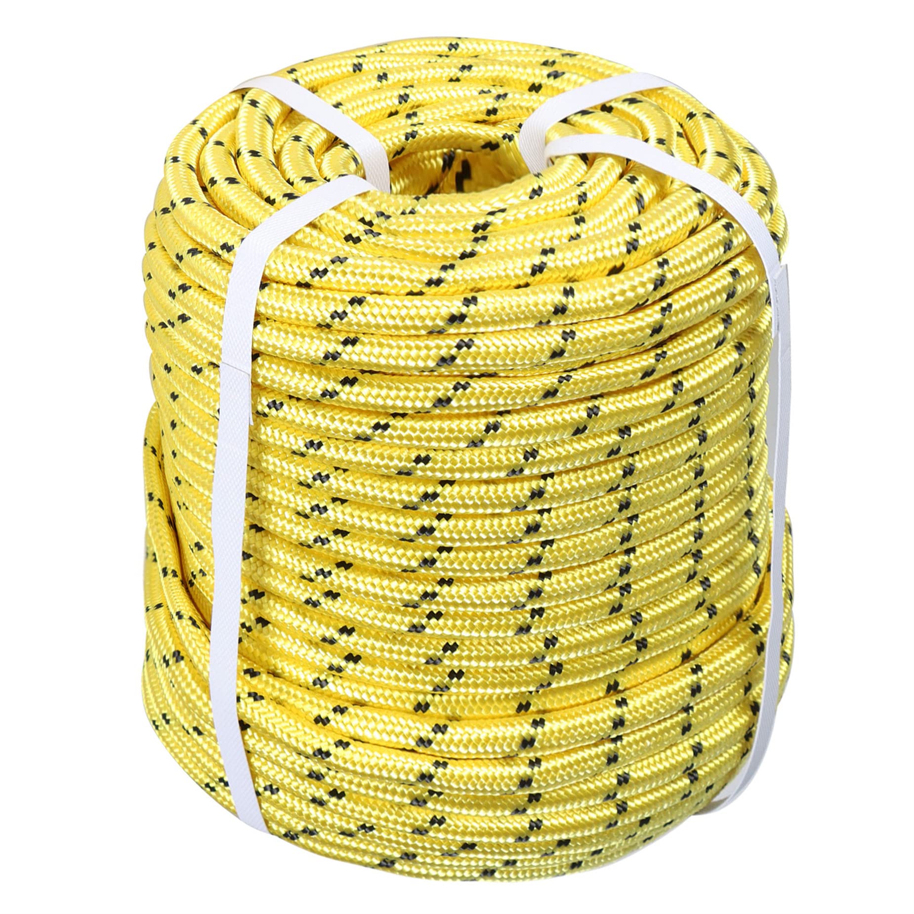 Snapklik.com : Double Braid Polyester Rope Nylon Pulling Rope Arborist ...