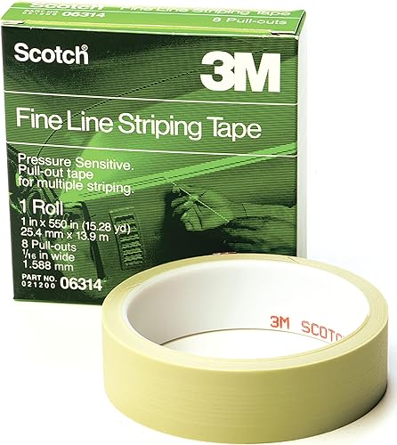 Miniatura 2 de Scotch Cinta de rayas de línea fina, 8 extraíbles, 06314, 1 in x 550 in