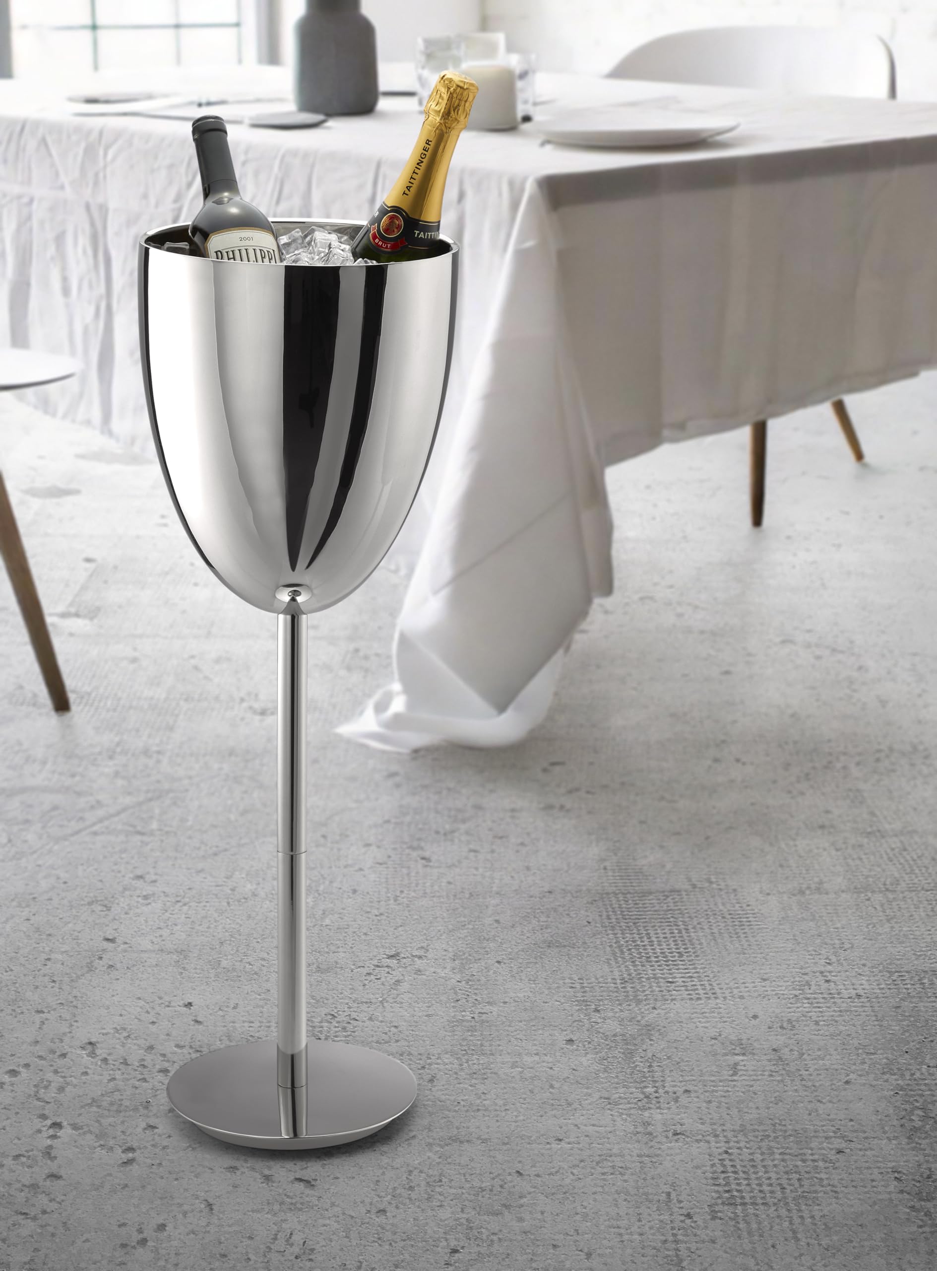 PHILIPPI - MONACO Standkühler - klassischer Standkühler für bis zu 3 Champagnerflaschen