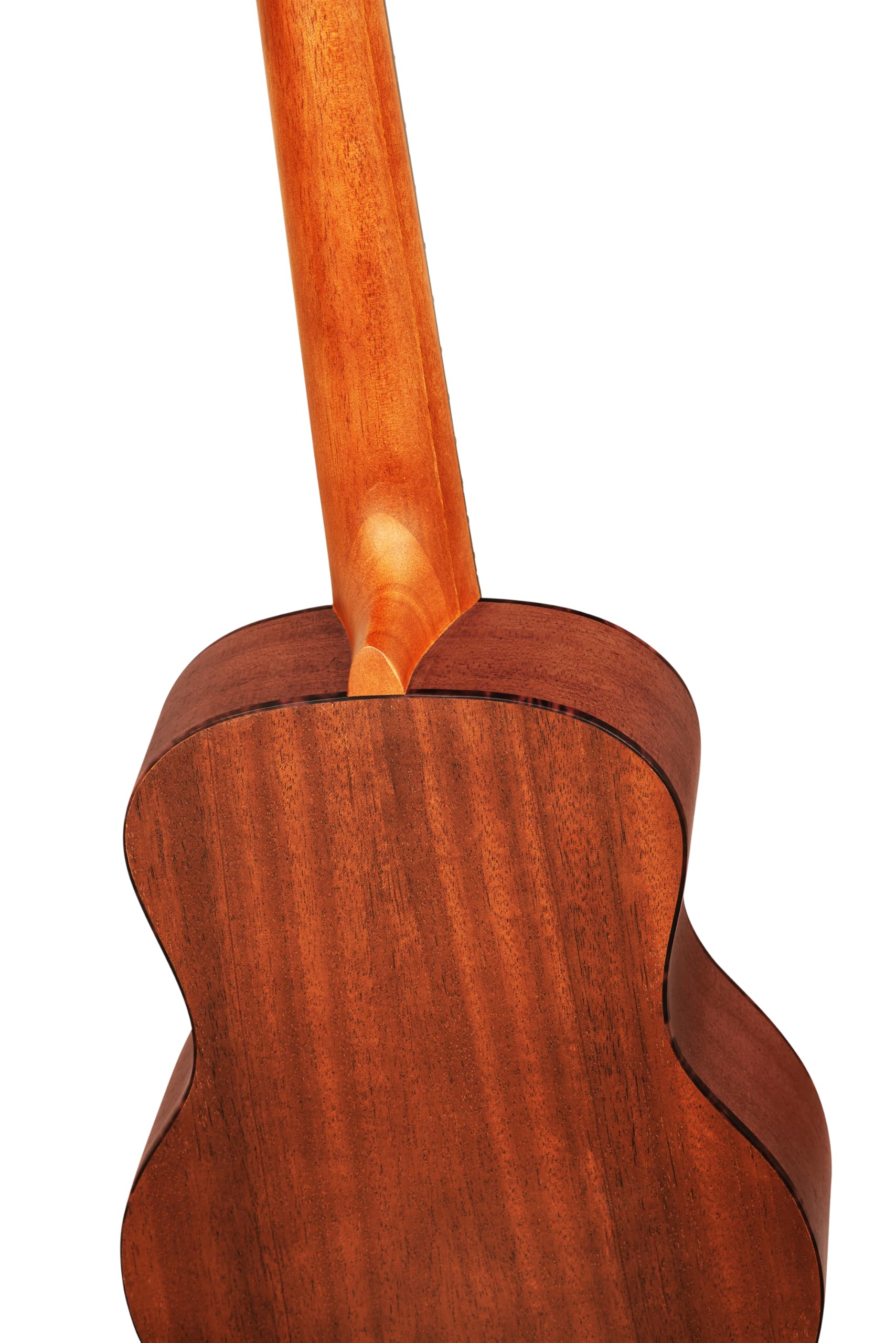 Ortega RU5 mm-TE - Ukelele tenor con parte superior de caoba y cuerpo de Sapele en acabado satinado, 18 trastes, Marrón
