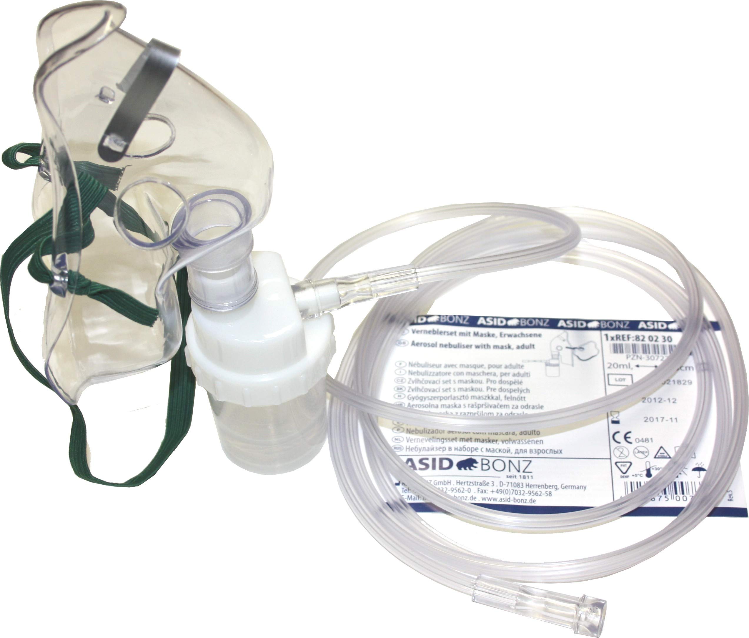 Sauerstofftasche aus Plane mit 1,8 Liter Sauerstoffflasche und regelbarem Druckminderer 0-25 l/min