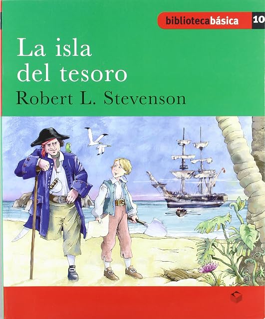 Portada de Biblioteca Básica 010 - La isla del tesoro -Robert L. Stevenson-