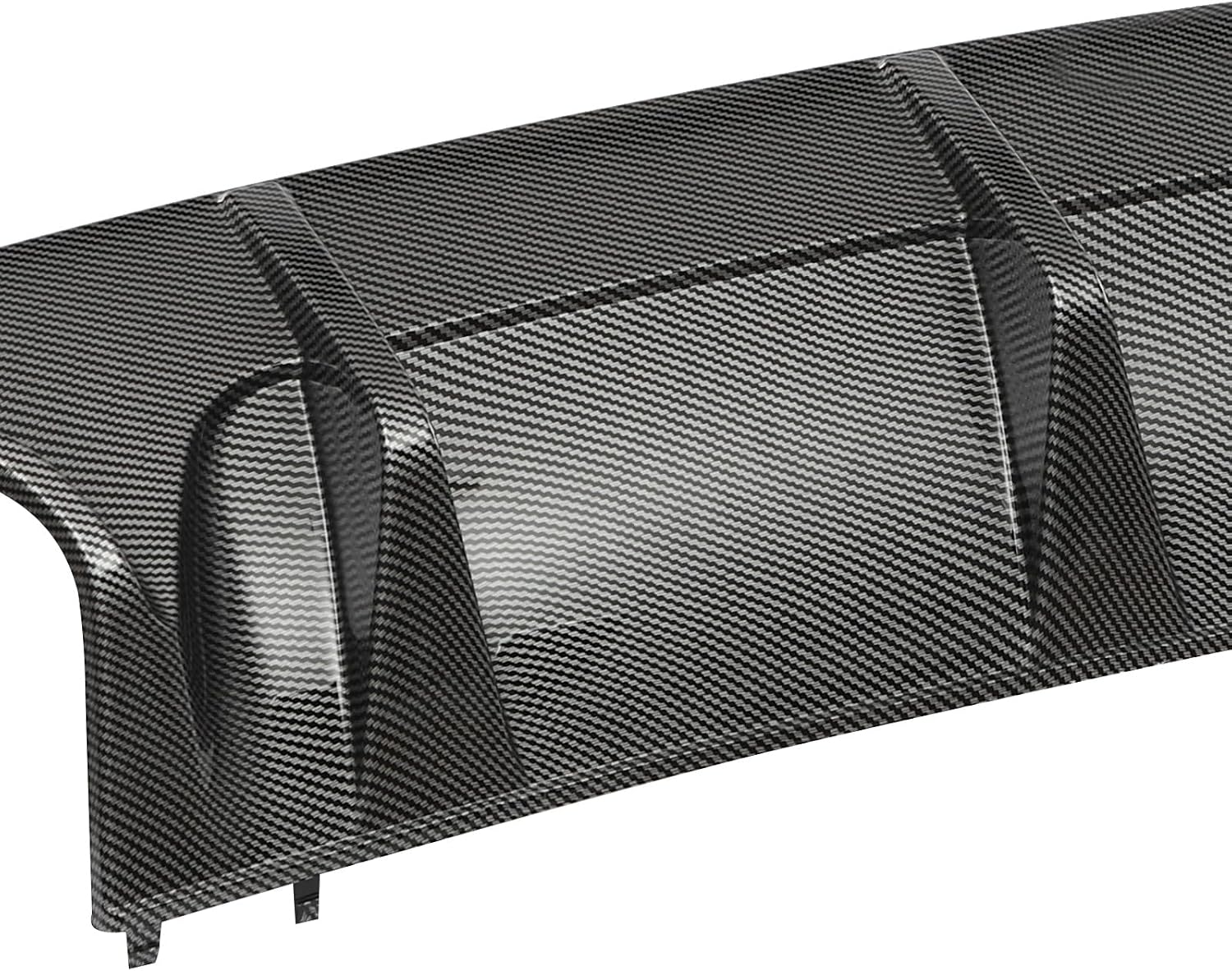 YIYIBYUS Rear Diffuser Compatible with Mercedes-Benz W204 C250 C300 2012-2015 Coupe/Saloon, Rear Bumper Diffuser Lip Protector Deck Lid Boot Spoiler Wing