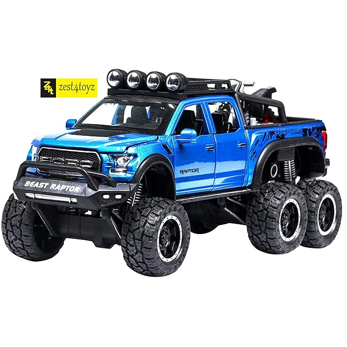 Buy Zest 4 Toyz 128 Scale Raptor Model Diecast Metal Alloy Pull Back