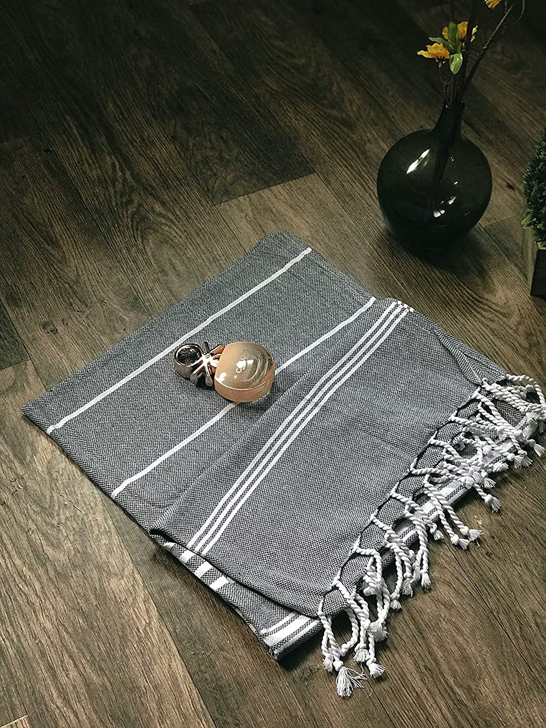 ROSSLYN Bath/Beach Towel Ultra Soft, Absorbent & Quick Dry Towel for Bath, Beach, Pool, Travel, Spa and Yoga 76x152 cm (Grey) (Grey) 1