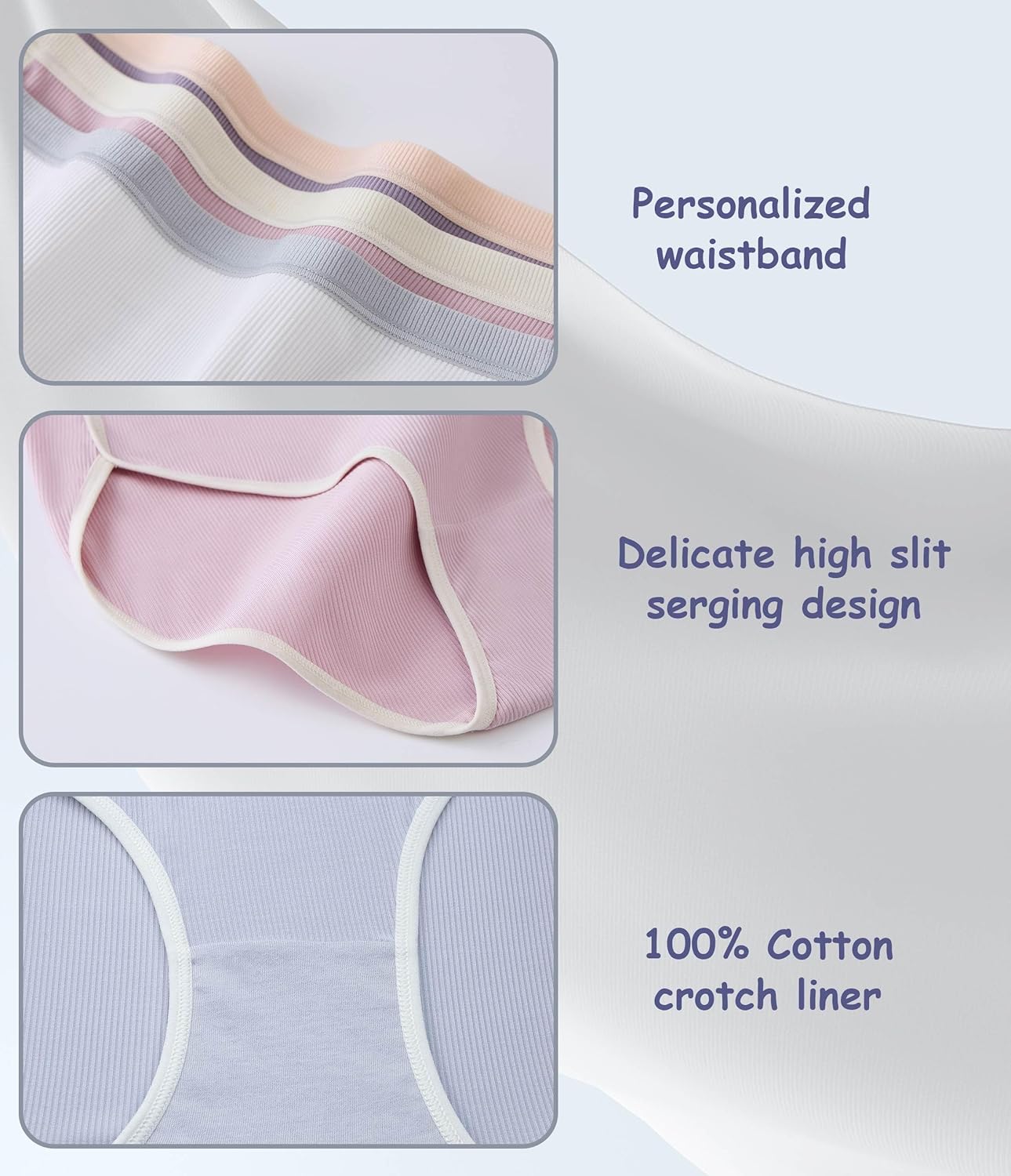 ANLIQI Women's Modal Underwear Microfiber Bikini Panties for Women Soft Moisture Wicking Underwear Ladies Hipster Panty S-3XL - Image 4