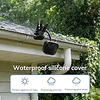 Vista 4 de Funda de silicona resistente a la intemperie para Blink Outdoor 4 (4.ª generación), protección completa de la cámara, para Blink Outdoor 4