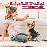 Vista 7 de Dono Pañales desechables para perras, pañales súper absorbentes para perritos, tecnología de gel de secado rápido, ajuste a prueba de fugas