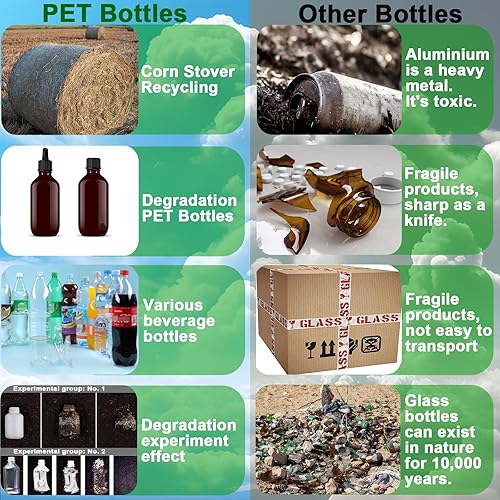 Miniatura 6 de Brinuyre Paquete de aceite de ricino, paquetes de aceite de ricino, kit de aceite de ricino orgánico prensado en frío sin refinar, paquete de aceite