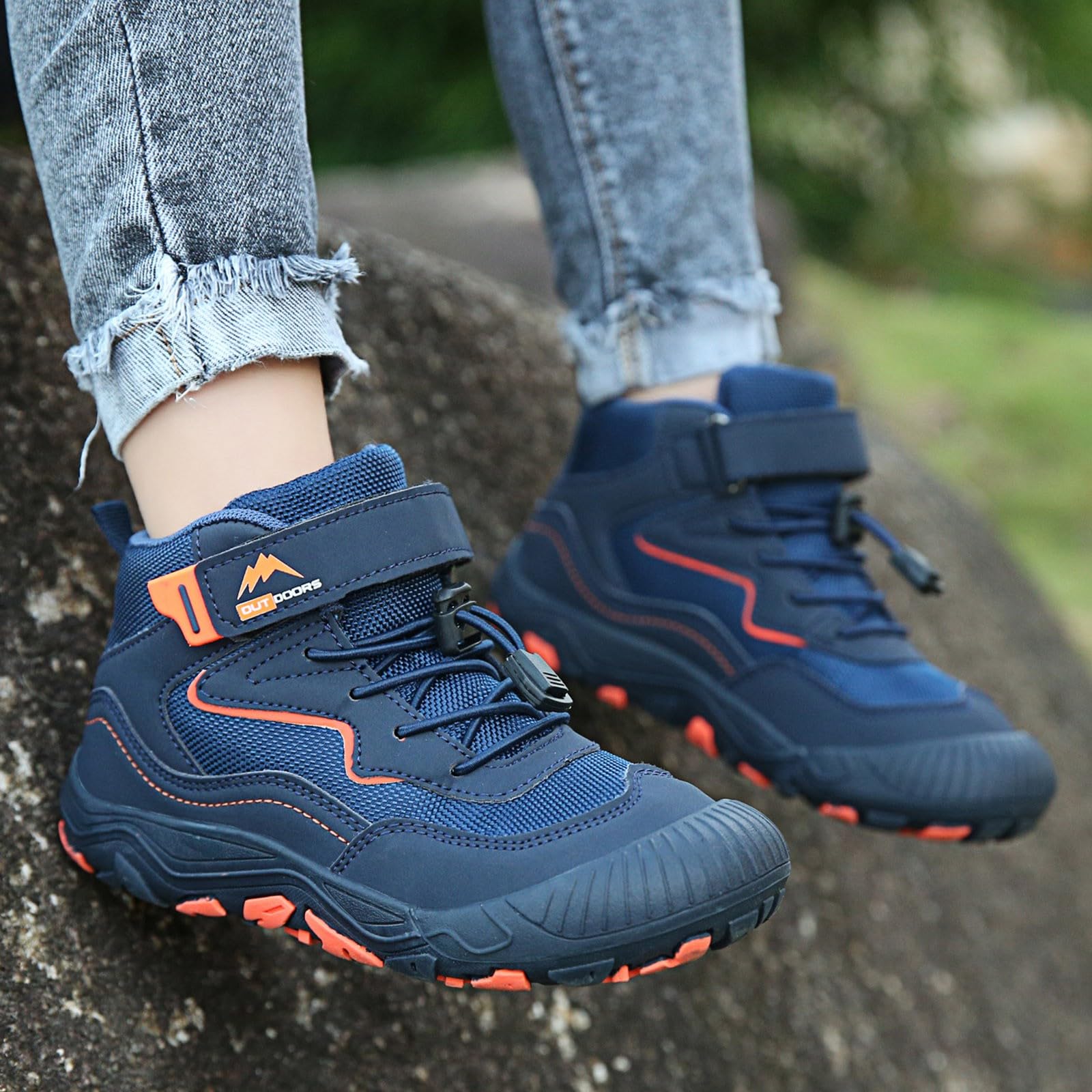 Generisch Kinder Sneakers Mädchen,Laufschuhe rutschfest für Freizeitschuhe Stilvoll Mädchen Einfach Mit Klettverschluss Ganzjährig Tragbar Klassisch Und Vielseitig Frühling Sommer Herbst