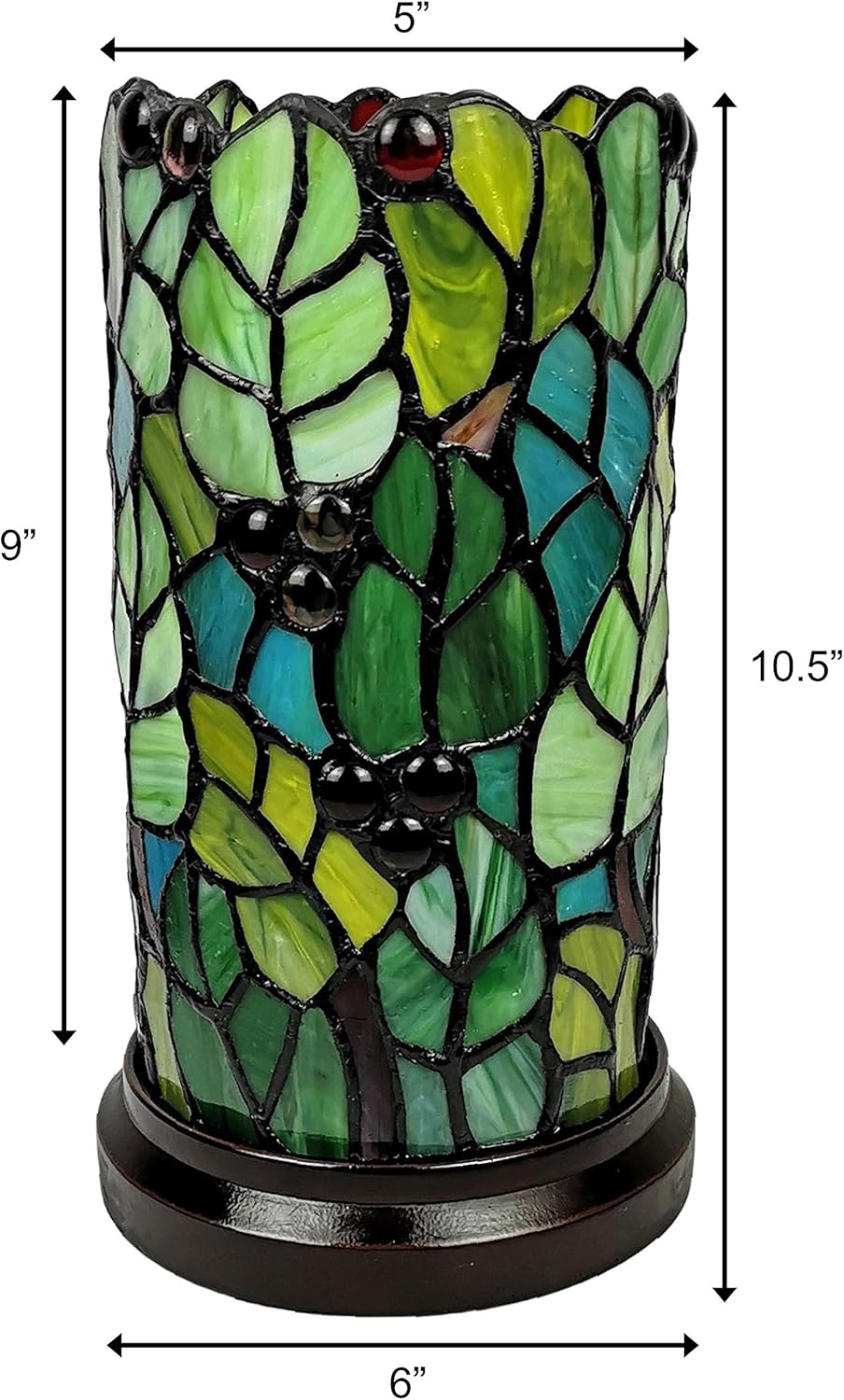 Crаzу Dеаlѕ Amora Lighting Tiffany Style Accent Mini Lamp 10 Tall Stained Glass Green Yellow Red Berries Leafs Floral Vintage Antique Light Decor Nightstand Living Room Bedroom Gift AM269ACCB, Multicolor Uр Tо 40% оƒƒ Amora Lighting Tiffany Style Accent Mini Lamp 10 Tall Stained Glass Green Yellow Red Berries Leafs Floral Vintage Antique Light Decor Nightstand Living Room Bedroom Gift AM269ACCB, Multicolor