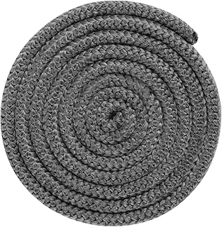 Wood Stove Door Gasket, 5/16" x 86" Wood Stove Gasket Rope Seal for Wood Burning Stoves, Heat Resistant Fiberglass Gasket Replacement for Wood Stoves and Fireplaces, Grey