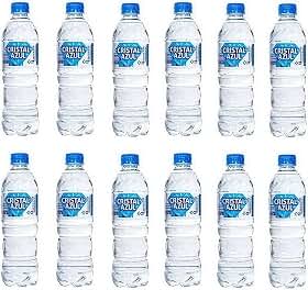 Agua Mineral Cristal Azul 510ml PH 9.75 PH Alcalino (Fardo 12 Unidades)
