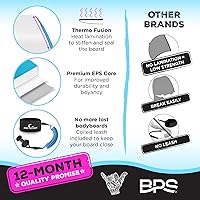 Vista 3 de Own the Wave Bodyboard 'Wave Weapon' con correa premium, ligero con núcleo EPS