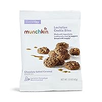 Vista 5 de Munchkin Milkmakers - Bocaditos de galletas para lactancia, caramelo salado de chocolate, 10