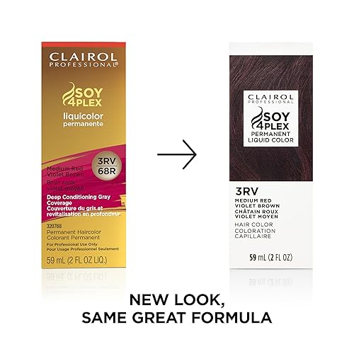 Miniatura 3 de Clairol Professional Permanent Liquicolor for Medium Brown to Red Violet Brown Hair Color with 100% Gray Coverage  Packaging May Vary