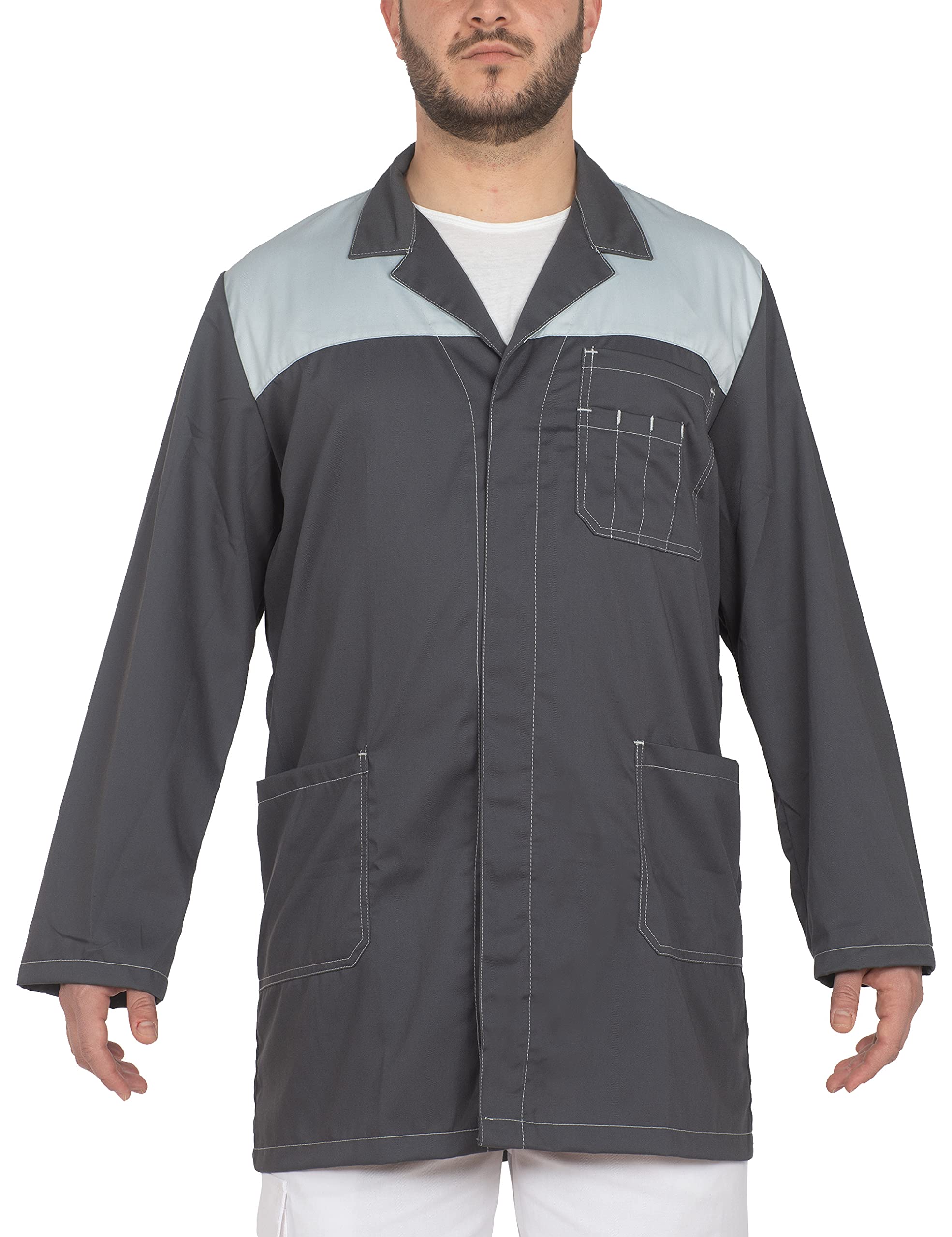 C.B.F. Balducci Group Bata de Laboratorio y Trabajo, Chaqueta Tipo Delantal para Unisex Adulto