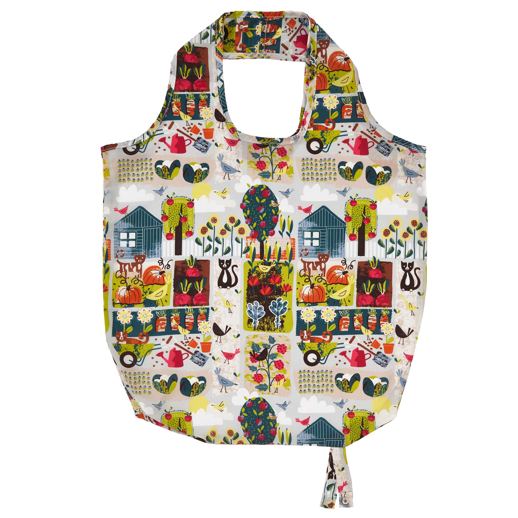 Ulster Weavers Borsa In Cotone Con Tracolla – Homegrown, Multicolore, 28x29 Cm, Tracolla 48 Cm, Rivestimento In Tela Cerata Opaca, Lavabile Con Panno, Regalo Originale