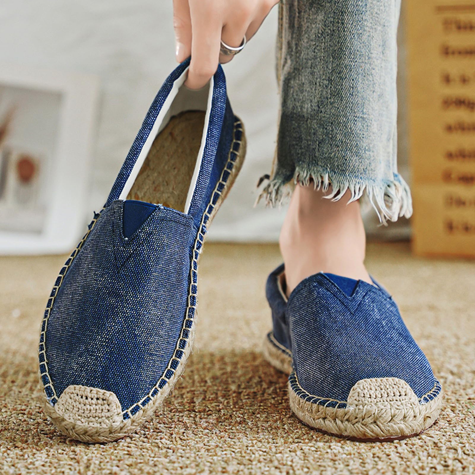 Alexis Leroy Handmade - Alpargatas clásicas para hombre