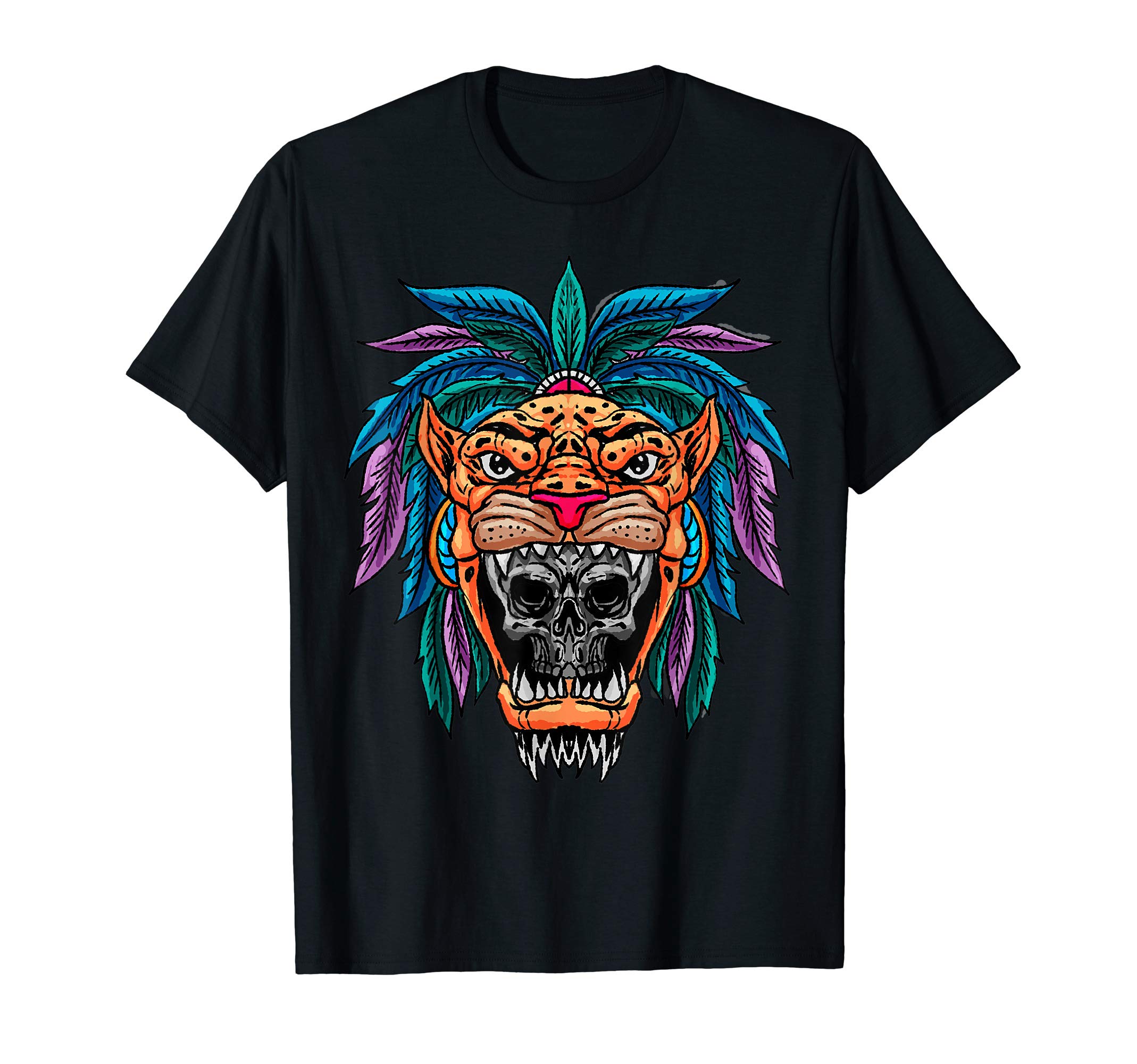 Aztec Skull Cool Death's Head Skeleton Inca Maya Gift Idea T-Shirt