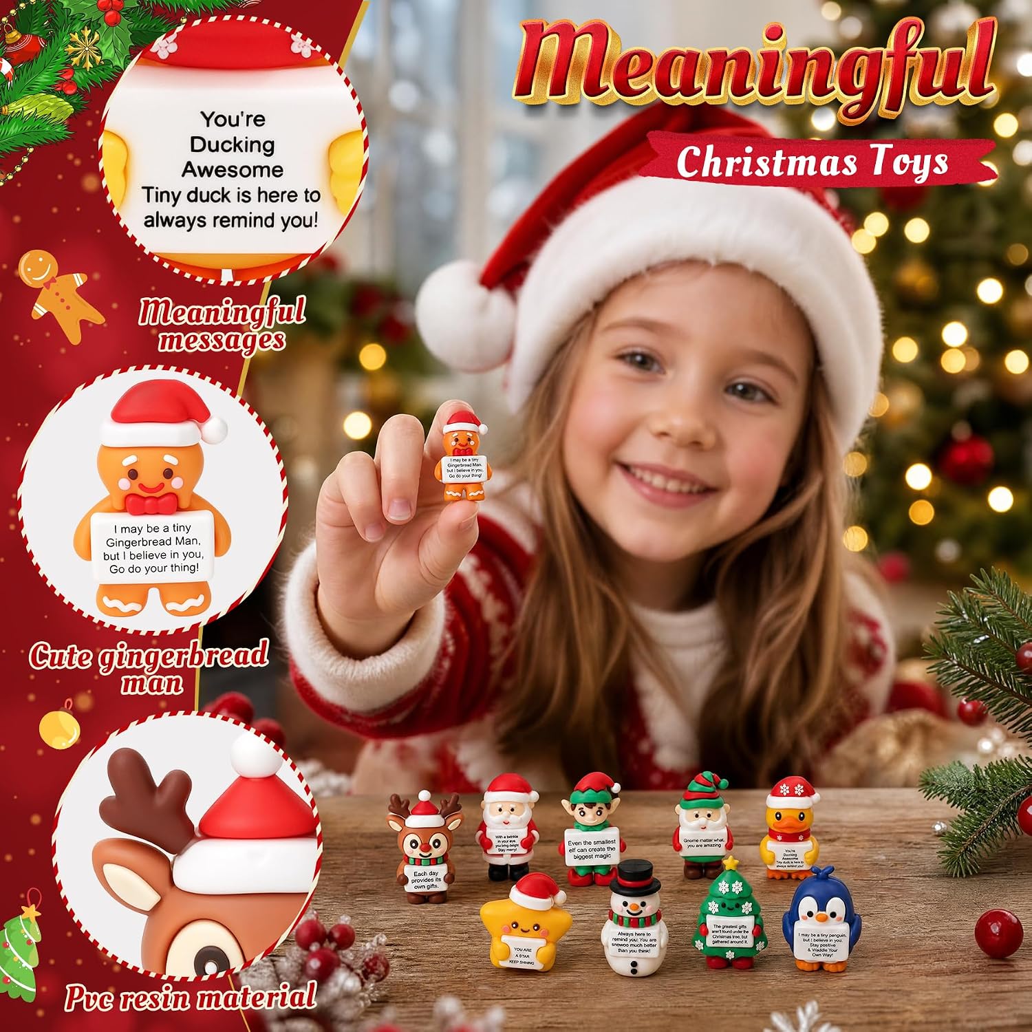 Christmas Advent Calendar 2026 with Positive Mini Figures & Keychains image 5