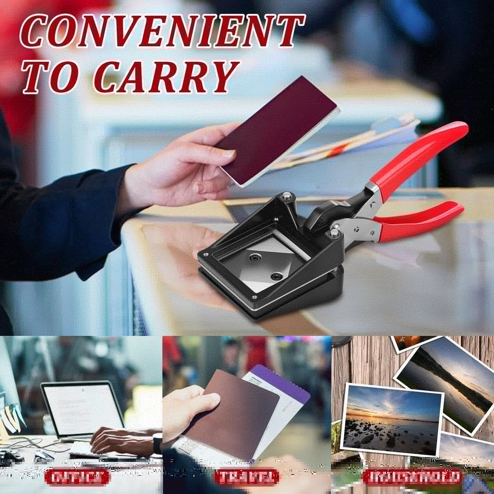 Cortador de Fotos Carnet, Alicates Perforadores Manuales, Varios Tamaños