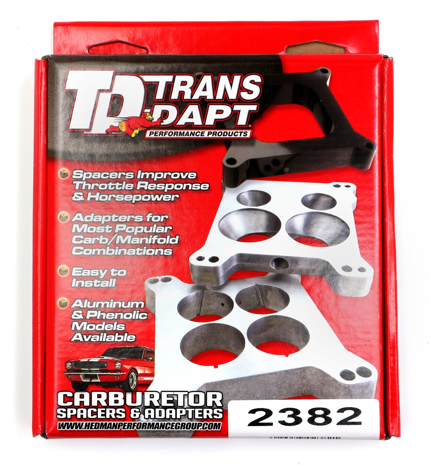 Trans-Dapt 2382 Phenolic Carburetor Spacer