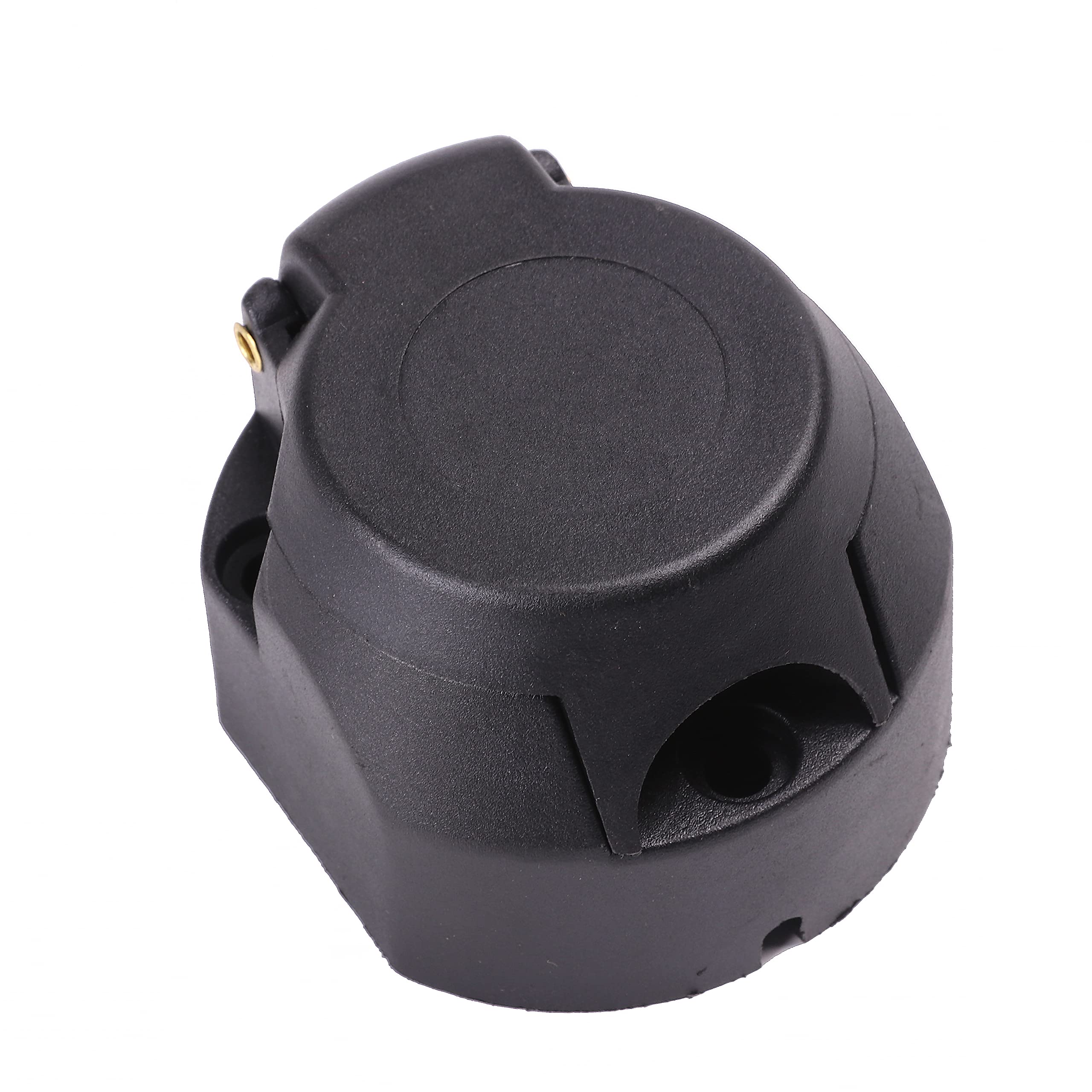 Stekker voor aanhanger, 13-polig, aanhangeradapter waterdicht IP44, stekkeradapter voor aanhanger, 13-pins, 12 V, 13-polige stekker voor het aansluiten van caravan, camper, boot Stekker voor aanhanger, 13-polig, aanhangeradapter waterdicht IP44, stekkeradapter voor aanhanger, 13-pins, 12 V, 13-polige stekker voor het aansluiten van caravan, camper, boot