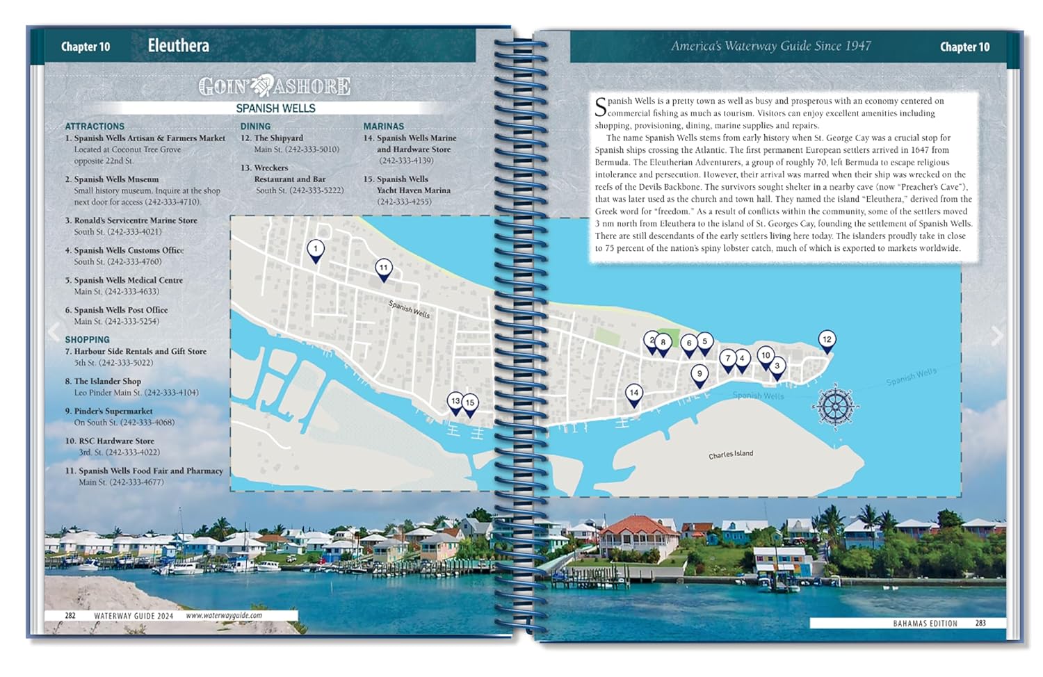 Waterway Guide the Bahamas 2025      Spiral-bound – January 8, 2024