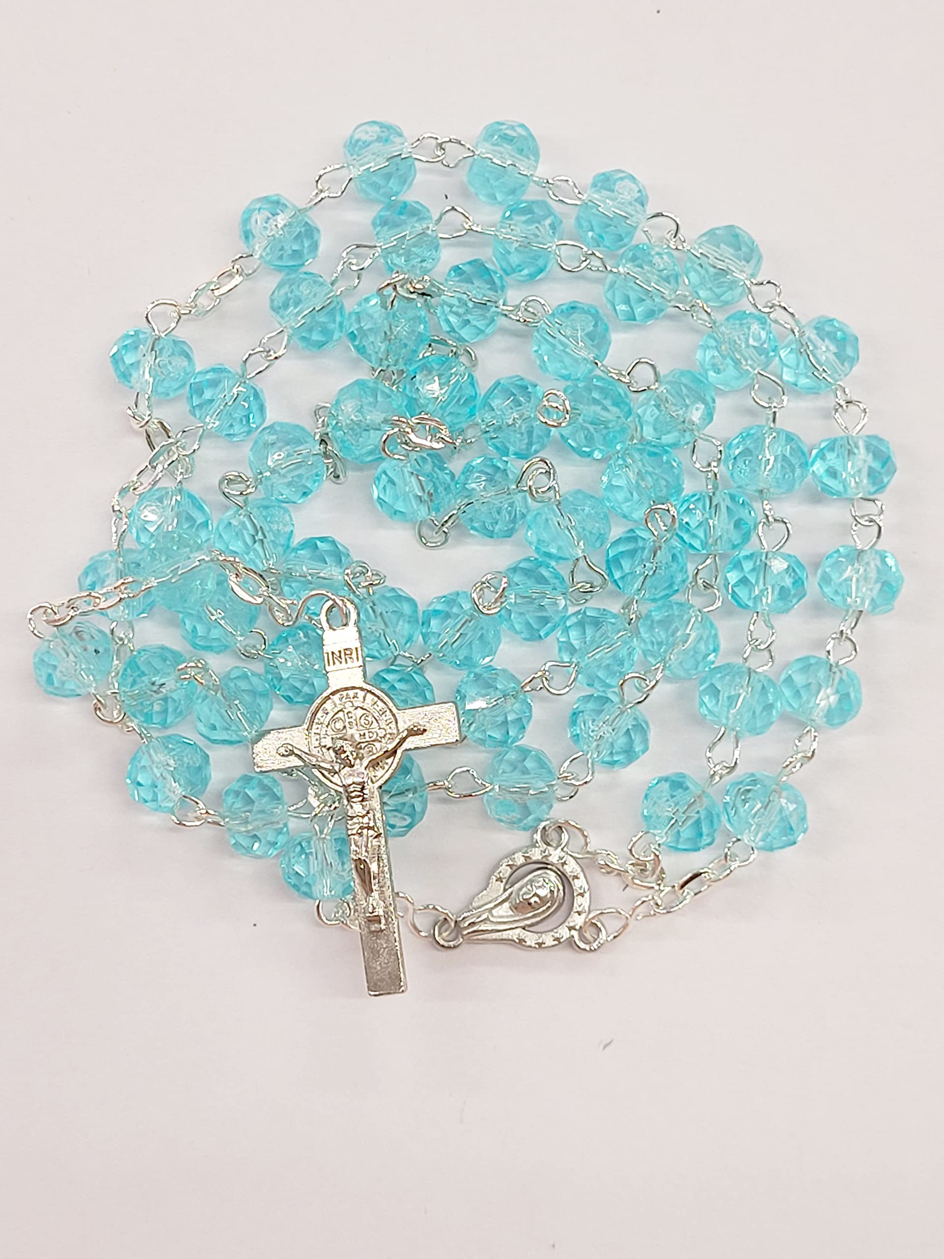 GenericGlass Beads Catholic Praying Rosary for Men & Women