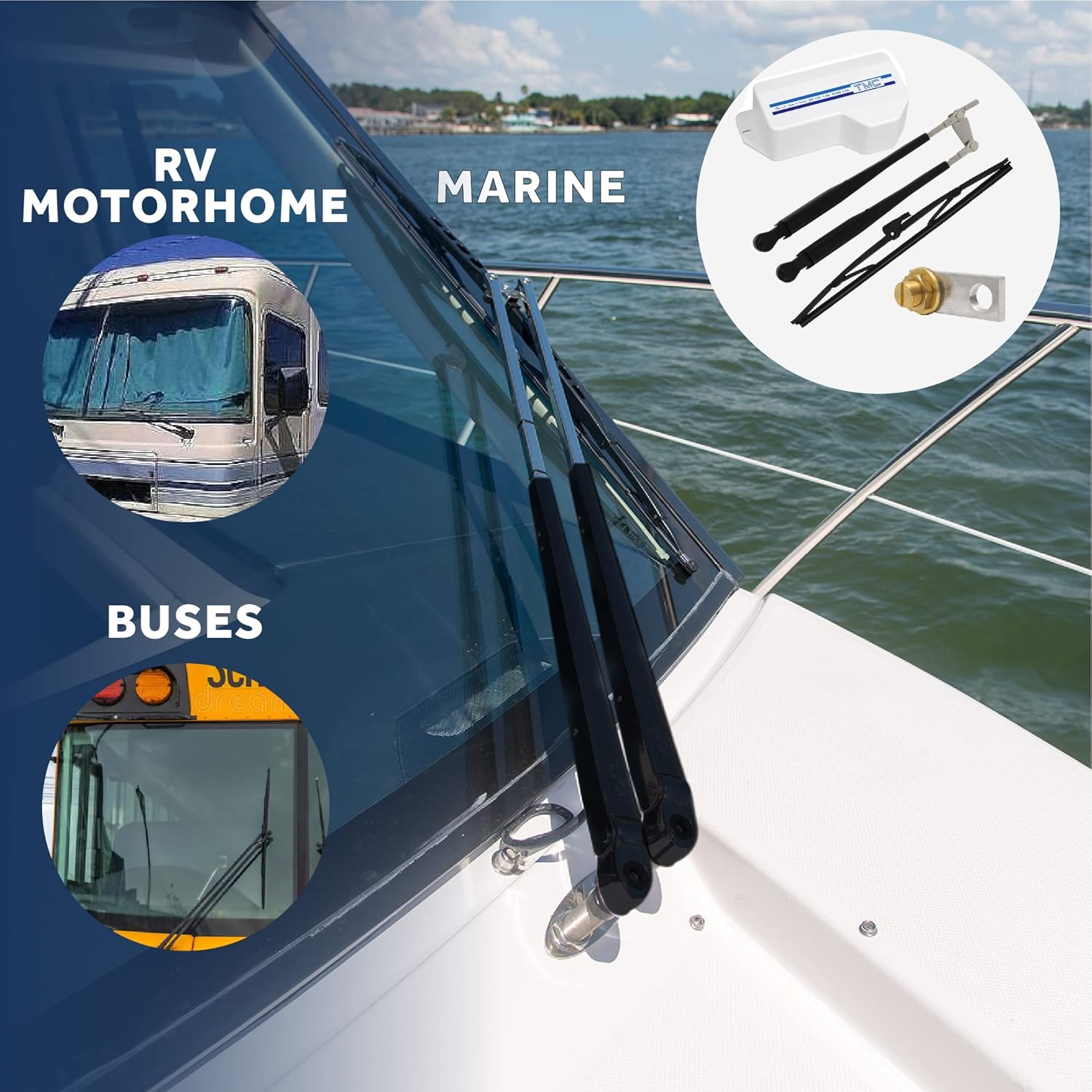 Boat Windshield Wiper Kit at Patrick Thomas blog