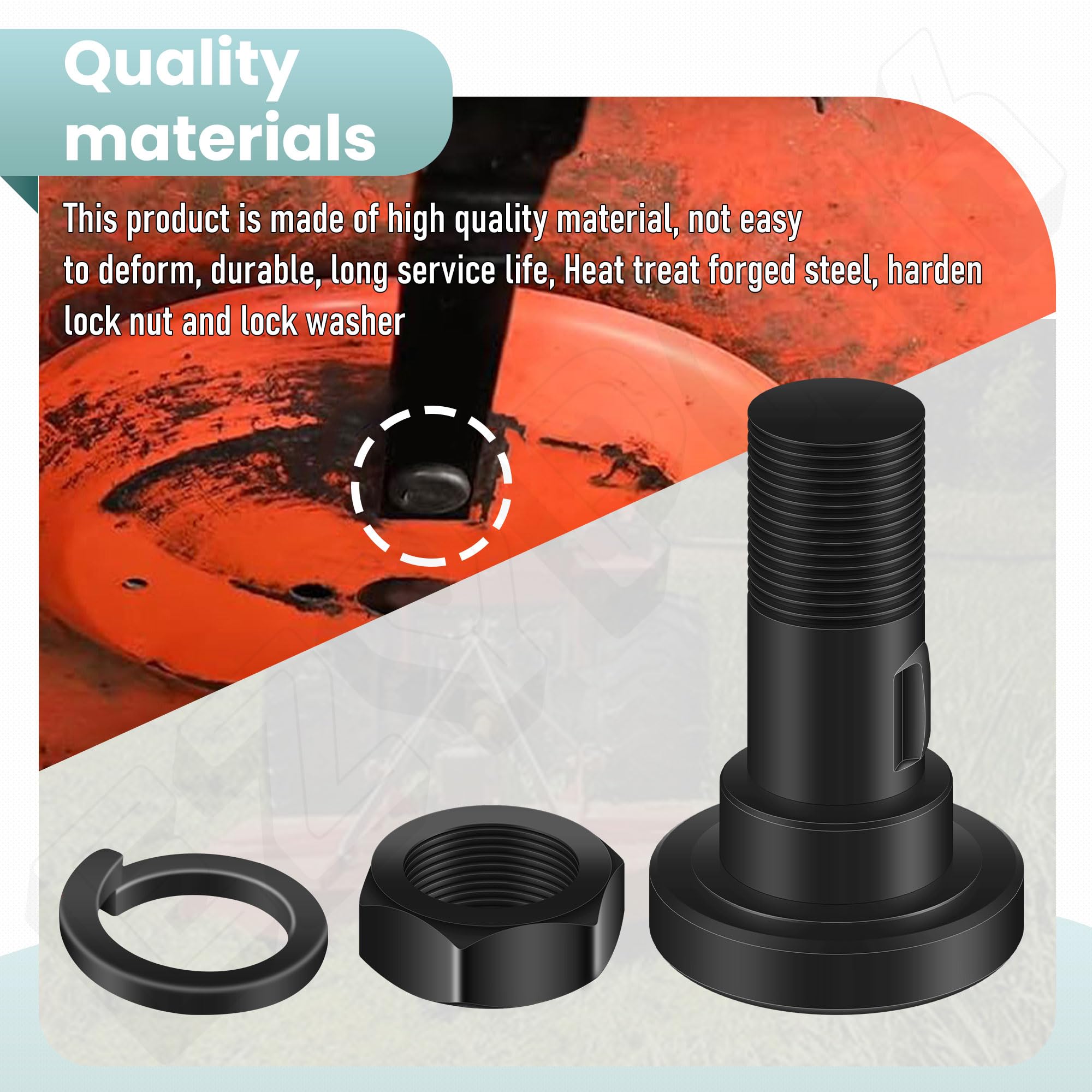 Amazon.com : 2 Pack Rotary Cutter Blade Bolt Kit 63607 Compatible