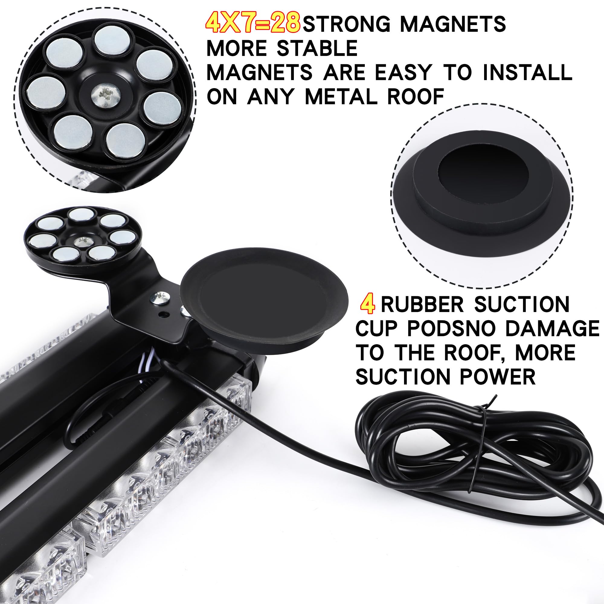 ASPL 38.5 78 LED Strobe Light Bar Double Side Zimbabwe