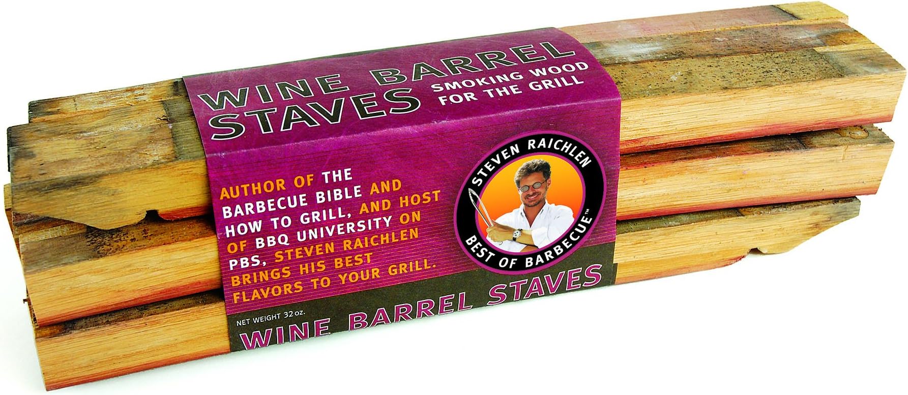 Steven Raichlen Best of Barbecue Wine Barrel Stave Bundles