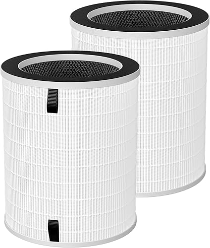 Paquete de 2 filtros de repuesto MaxMageMage Pro para purificador de aire Afloia MaxMageMage Pro, filtro de 360 de 3 etapas H13 True HEPA para polen