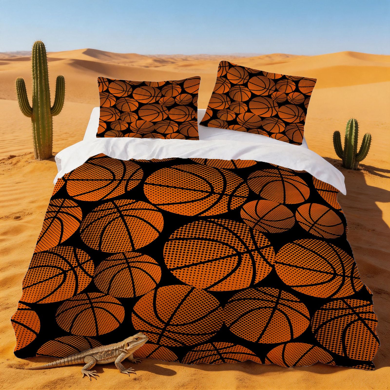 Parure de lit basket 220x240 pour transformer votre chambre en un espace sport cool