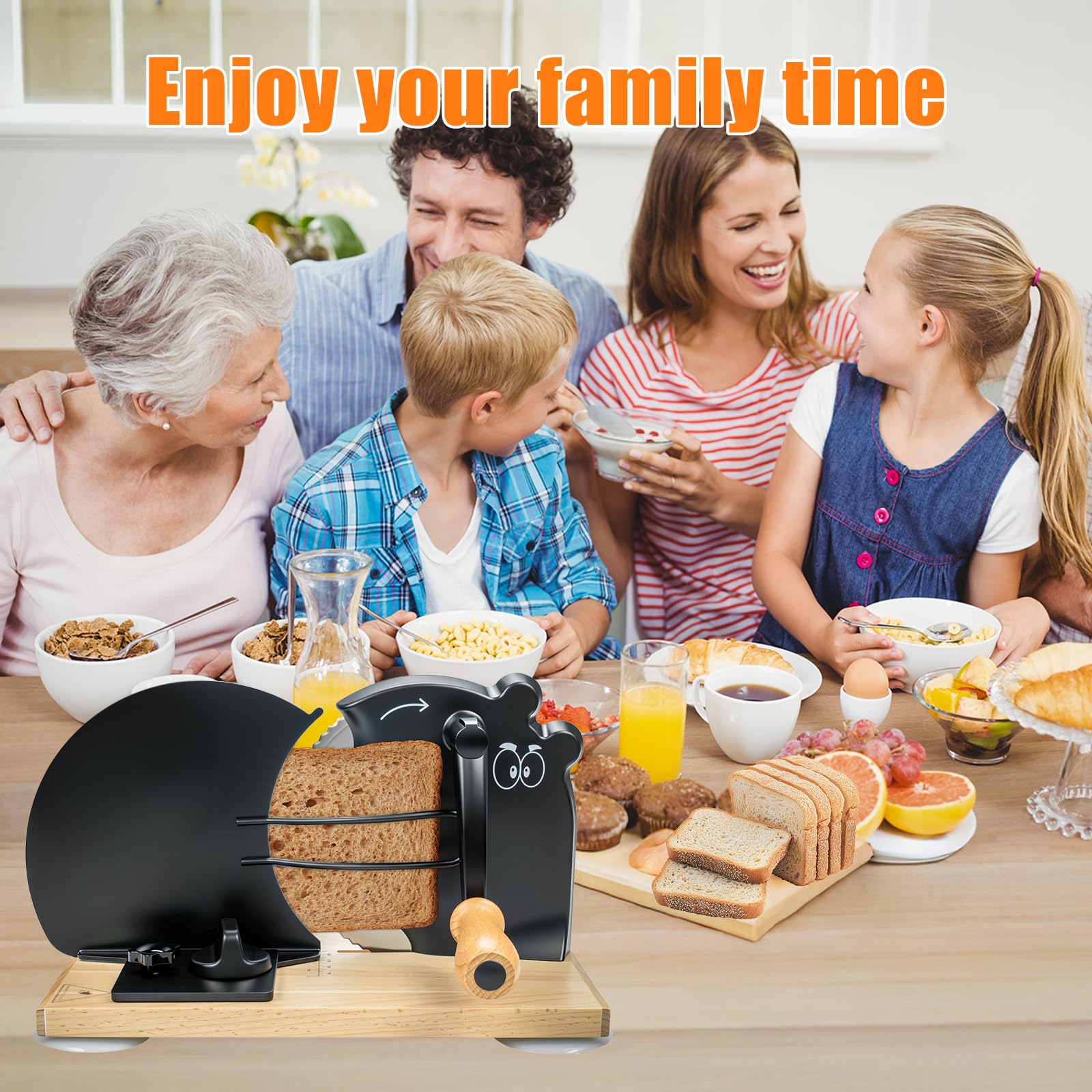 Manual Bread Slicer - Perfect Slices Every Time -7 Manual Bread Slicer - Perfect Slices Every Time -7