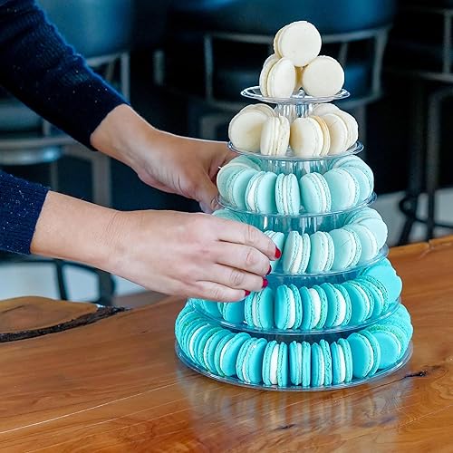 Miniatura 9 de Surtido de macarons azules - Macarrones de baby shower - It's a boy - Juego de galletas francesas - Sin gluten - Hecho a mano por chefs franceses -
