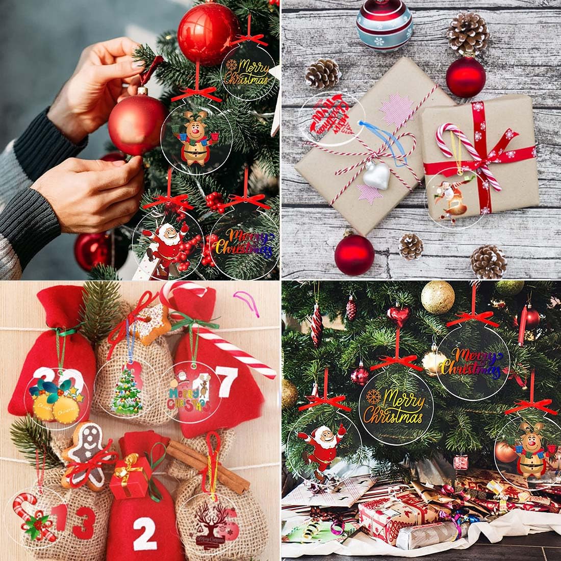 50 Pièces Feuille Acrylique Ronde Transparente 5 Cm, Disque Plastique Transparent Avec Trou, Plaque De Acrylic Ronde, Acrylique Cercle Disque Pour DIY Porte-Clés, Peinture, Projets D'artisanat