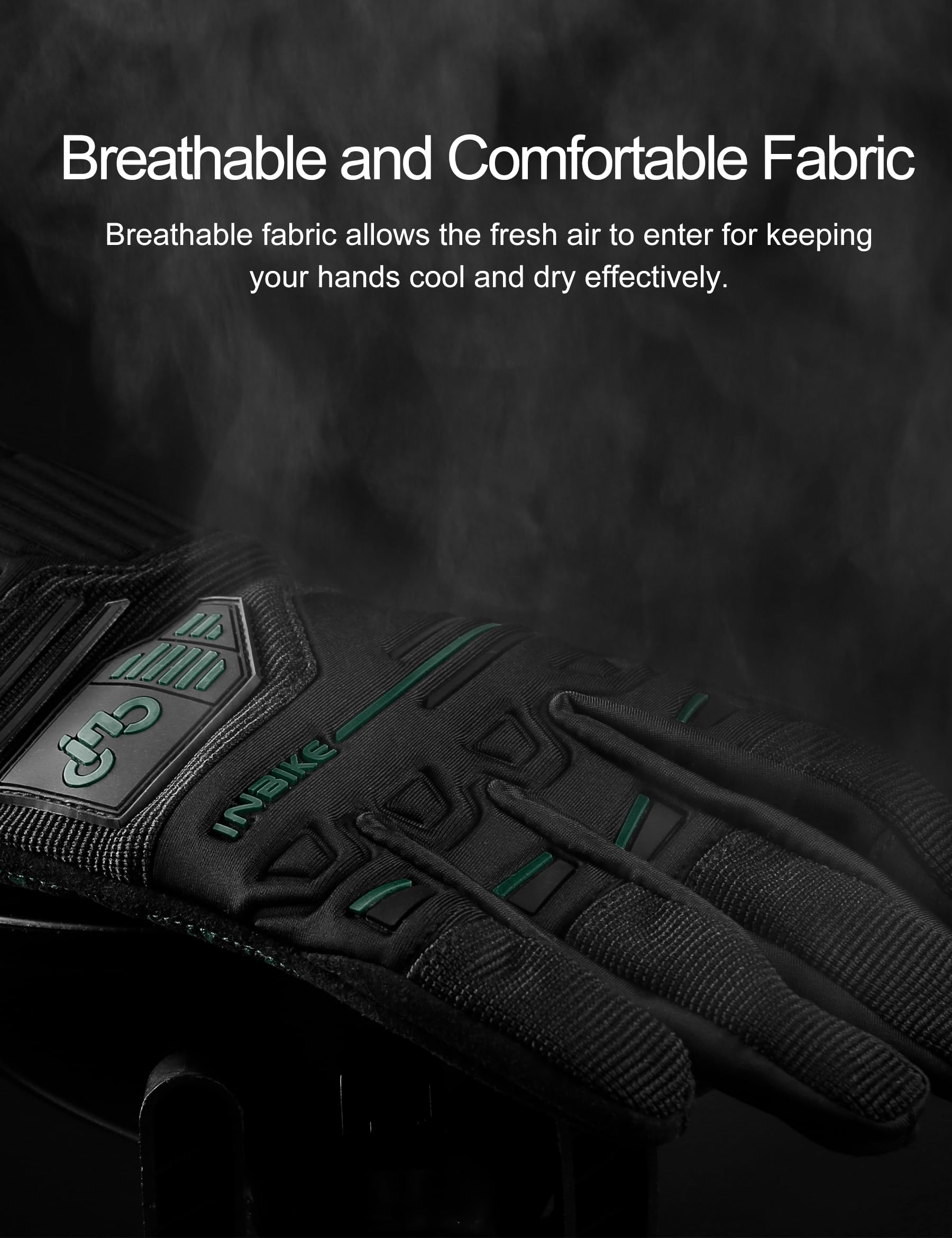 INBIKE Fahrradhandschuhe MTB - Atmungsaktiv Mit Touchscreen-Funktion