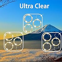 Vista 101 de 3 Pack Tempered Glass Camera Lens Protector for iPhone 12 6.1", Ultra HD, 9H Hardness, Anti-Scratch, Case Friendly, Easy to Install