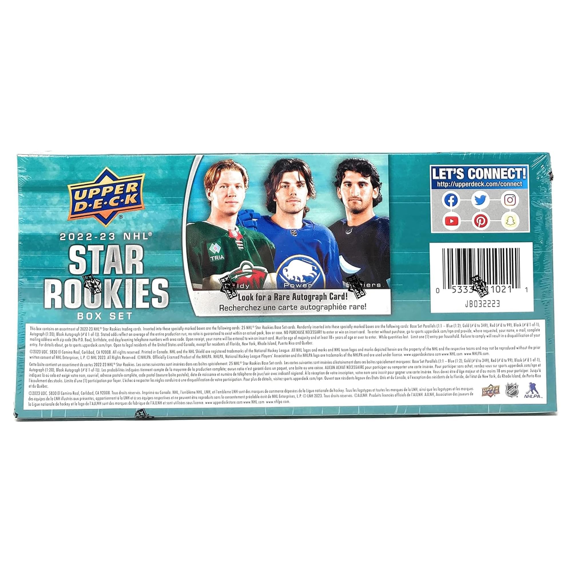 Amazon.com: 2022-23 Upper Deck NHL Star Rookies Hockey Box Set